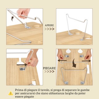 Outsunny Καλάθι Πικνίκ για 4 Άτομα με Τραπέζι και Ανοιχτήρι, από Λυ...