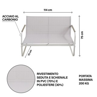 Galileo Σετ κήπου 4 θέσεων από ανθρακούχο ατσάλι με τραπεζάκι και γ... Galileo Σετ κήπου 4 θέσεων από ανθρακούχο ατσάλι με τραπεζάκι και γ...