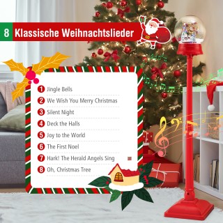 Costway 153 εκ. Μουσική Χριστουγεννιάτικη Φαναροκούνια με Ρόδα Λούν... Costway 153 εκ. Μουσική Χριστουγεννιάτικη Φαναροκούνια με Ρόδα Λούν...