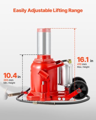 VEVOR Υδραυλικός Αερότονος Γρύλος 50 Τόνων για Αυτοκίνητα και Φορτη...