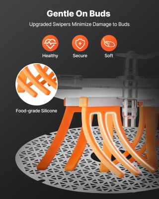VEVOR 12 Χειροκίνητος Τρίμερ Φύλλων για Υδροπονικούς Καλλιεργητές -...