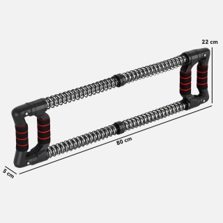 SPORTNOW Power Twister με 4 ελατήρια με αντίσταση από 10 έως 80 κιλ... SPORTNOW Power Twister με 4 ελατήρια με αντίσταση από 10 έως 80 κιλ...