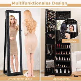 Costway Πολυτελής Καθρέφτης-Κοσμηματοθήκη με Αποθηκευτικό Χώρο και ... Costway Πολυτελής Καθρέφτης-Κοσμηματοθήκη με Αποθηκευτικό Χώρο και ...