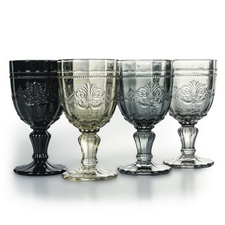 Villa dEste Home Σετ 4 Διαφανή Ποτήρια 265 ml με Αραβικό Διακοσμητι... Villa dEste Home Σετ 4 Διαφανή Ποτήρια 265 ml με Αραβικό Διακοσμητι...