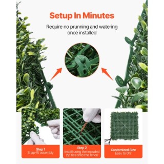 VEVOR Πάνελ Τεχνητού Γρασιδιού 40 x 120 για Διακόσμηση PJSRZZWQ1PC4... VEVOR Πάνελ Τεχνητού Γρασιδιού 40 x 120 για Διακόσμηση PJSRZZWQ1PC4...