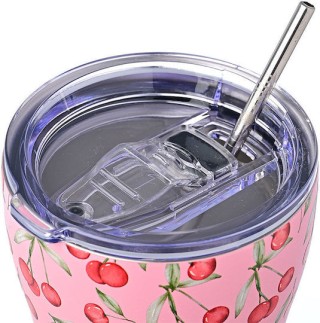 ESTIA Θερμική Κούπα Καφέ 350ml Save the Aegean Κερασί/Ροζ 01-16876 ESTIA Θερμική Κούπα Καφέ 350ml Save the Aegean Κερασί/Ροζ 01-16876