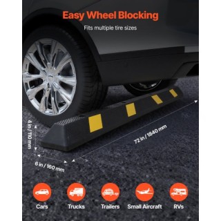 VEVOR Στάση Στάθμευσης, Ανθεκτικό Εμπόδιο με Ανακλαστικές Λωρίδες γ... VEVOR Στάση Στάθμευσης, Ανθεκτικό Εμπόδιο με Ανακλαστικές Λωρίδες γ...