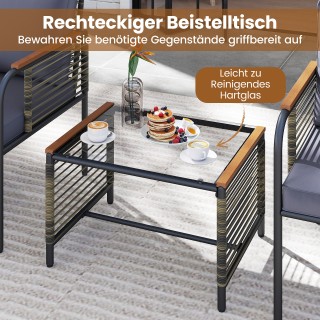 Costway Σετ Έπιπλα Κήπου από Ρατάν: Περιλαμβάνει 2 Καρέκλες με Μαξι... Costway Σετ Έπιπλα Κήπου από Ρατάν: Περιλαμβάνει 2 Καρέκλες με Μαξι...