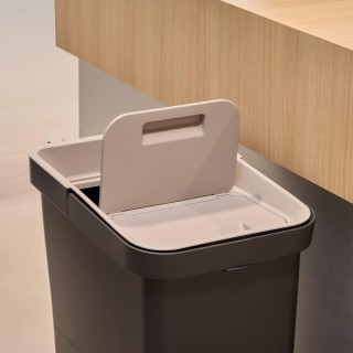 5FIVE Simply smart Διπλός Κάδος Ανακύκλωσης 36L Μαύρος 214508 5FIVE Simply smart Διπλός Κάδος Ανακύκλωσης 36L Μαύρος 214508