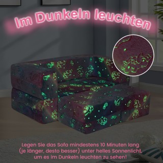Costway Μοντέρνος παιδικός καναπές που φωσφορίζει στο σκοτάδι με θ... Costway Μοντέρνος παιδικός καναπές που φωσφορίζει στο σκοτάδι με θ...