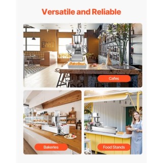 VEVOR Αυτόματη Μηχανή Παραγωγής Ντόνατς 90 Τεμάχια/Ώρα ZDHTTQJDPLXJ...