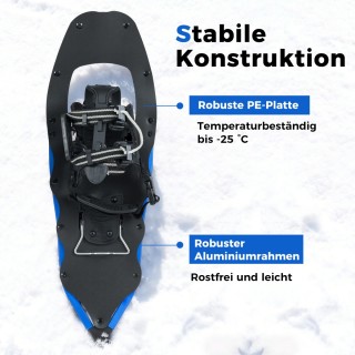 Costway Μπλε Χιονοπέδιλα με Υποστήριξη Αναρρίχησης για Βάρος έως 90...