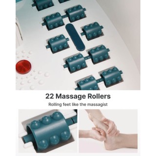 Renpho Συσκευή Μασάζ Ποδιών Ποδόλουτρο με Θέρμανση, Φυσαλίδες και  ...