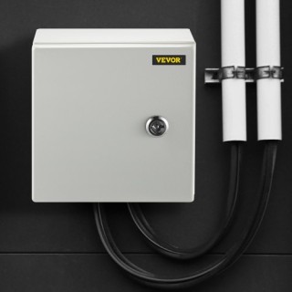 Κουτί Ηλεκτρικών Συνδέσεων VEVOR NEMA 4X 8x8x6 Ατσάλινο, IP66 Αδιάβ...