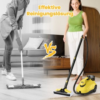 Costway Υψηλής Απόδοσης Καθαριστής Ατμού με Πίεση 5 Bar και Δεξαμεν... Costway Υψηλής Απόδοσης Καθαριστής Ατμού με Πίεση 5 Bar και Δεξαμεν...