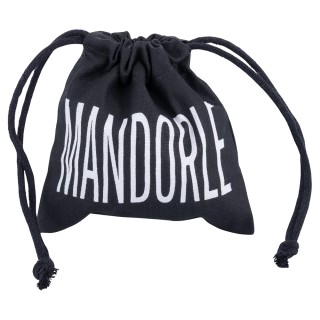 Villa dEste Home Μαύρο Ανάποδο Διπλής Όψεως Βαμβακερό Πουγκί με Δαν...