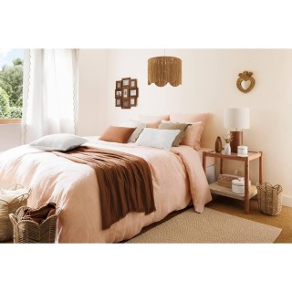 Atmosphera Διακοσμητικό Κεραμικό Βάζο Λευκό με Μπεζ Αποξηραμένα Λου... Atmosphera Διακοσμητικό Κεραμικό Βάζο Λευκό με Μπεζ Αποξηραμένα Λου...