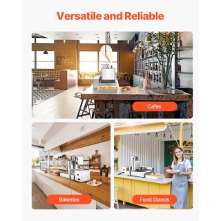 VEVOR Μηχανή Παραγωγής Ντόνατς 4 Σειρών 240 Τεμάχια/Ώρα ZDHTTQJBPK4...