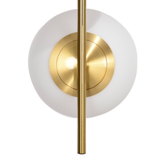 HOMCOM  Κρεμαστό φωτιστικό με 2 γυάλινα καπέλα και ρυθμιζόμενο καλώ...