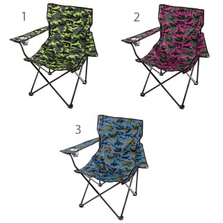 Galileo Καρέκλα pescatore camouflage από ανθρακοχάλυβα με κάθισμα α...