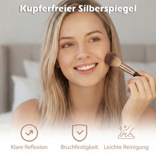 Costway Καθρέφτης Μακιγιάζ Hollywood με 3 Αποχρώσεις Φωτισμού & Ρυθ...