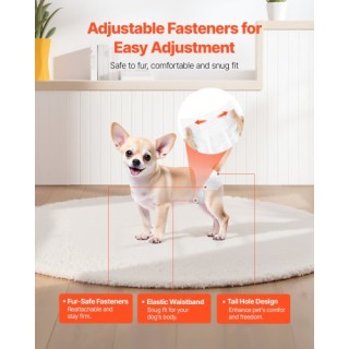 VEVOR Υπερ-απορροφητικές Πάνες Μίας Χρήσης για Θηλυκά Σκυλιά XS 96 ...