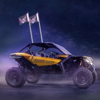 VEVOR Φωτιστικό LED Μαστίγιο 2PCS 3FT RGB με Σημαία και Τηλεχειριστ...