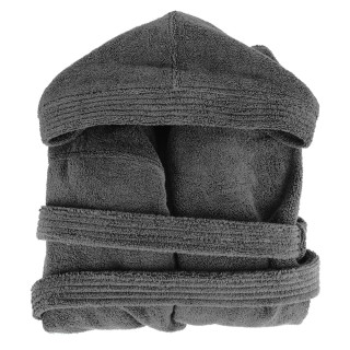 Galileo Ανδρικό πολυτελές μπουρνούζι μεγέθους L σε βαμβάκι με κουκο...