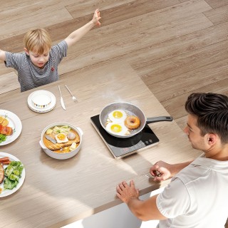 HOMCOM Επαγωγική Εστία με Ρυθμιζόμενη Ισχύ και Θερμοκρασία, 31x27x4... HOMCOM Επαγωγική Εστία με Ρυθμιζόμενη Ισχύ και Θερμοκρασία, 31x27x4...