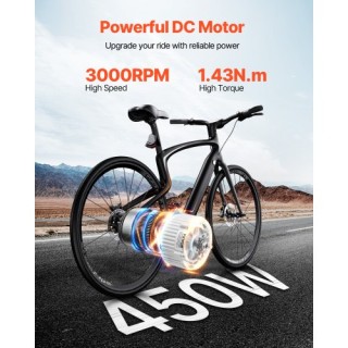VEVOR Σετ Ηλεκτρικού Κινητήρα 450W με Βούρτσες DC 36V 3000rpm με Αν...