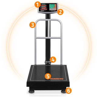 Ψηφιακή Ηλεκτρονική Ζυγαριά 300kg με Ακρίβεια 50g καιΤριπλή Οθόνη L... Ψηφιακή Ηλεκτρονική Ζυγαριά 300kg με Ακρίβεια 50g καιΤριπλή Οθόνη L...