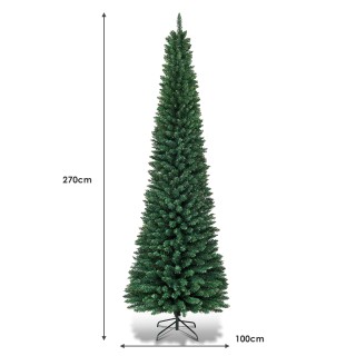 Costway 270εκ Τεχνητό Χριστουγεννιάτικο Δέντρο Πράσινο με Μεταλλική... Costway 270εκ Τεχνητό Χριστουγεννιάτικο Δέντρο Πράσινο με Μεταλλική...