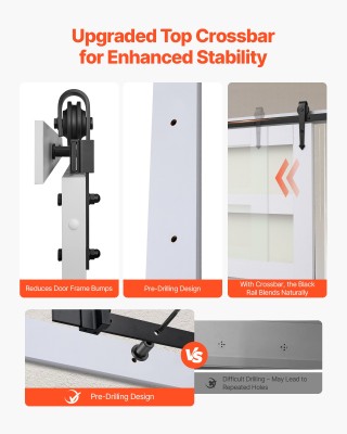 VEVOR Υπόσυρτη Πόρτα Στάβλου, 762 x 2134mm, MDF Πάνελ Υψηλής Αντοχή... VEVOR Υπόσυρτη Πόρτα Στάβλου, 762 x 2134mm, MDF Πάνελ Υψηλής Αντοχή...