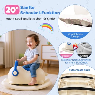 Costway  Παιχνίδι 3-σε-1 για Μικρούς Εξερευνητές (1-3 Ετών) - Τραμπ...