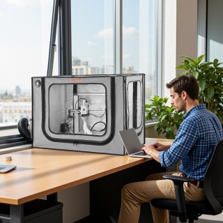 VEVOR 3D Εκτυπωτή Σκηνή Προστασίας με Αερισμό και Φωτισμό LED για B...