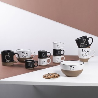 Villa DEste Σετ 2 κούπες 280 ml από γρανίτη με λαβή Cat 5918547 Villa DEste Σετ 2 κούπες 280 ml από γρανίτη με λαβή Cat 5918547