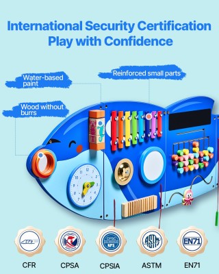 Πάνελ Δραστηριοτήτων Τοίχου Όρκα με 12 Δραστηριότητες Montessori 3... Πάνελ Δραστηριοτήτων Τοίχου Όρκα με 12 Δραστηριότητες Montessori 3...