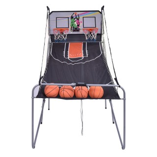 Costway Αυτόματο Μπάσκετ Διπλού Παιχνιδιού με Σταντ και Καλάθι SP38...
