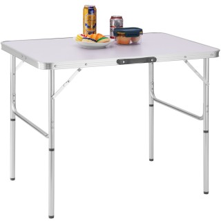 BAKAJI  Πτυσσόμενο τραπέζι κάμπινγκ πικνίκ αλουμινίου 90x60x70 βαλι...