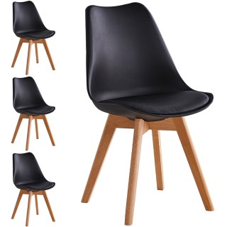 Shally Dogan Σετ 4 Καρέκλες Τραπεζαρίας Μαύρες Πολυθρόνα Γραφείου ... Shally Dogan Σετ 4 Καρέκλες Τραπεζαρίας Μαύρες Πολυθρόνα Γραφείου ...