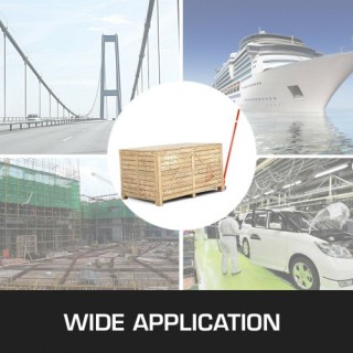 VEVOR Βαρέως Τύπου Μοχλός 3T/6600LBS με Ρόδες & Λαβή 1.8M  QG3T1.8M...