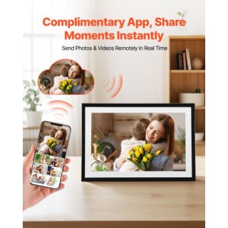 VEVOR Σετ 2 Ψηφιακών Κορνιζών Αφής 260mm 32GB με Wi-Fi Σύνδεση CKPS...