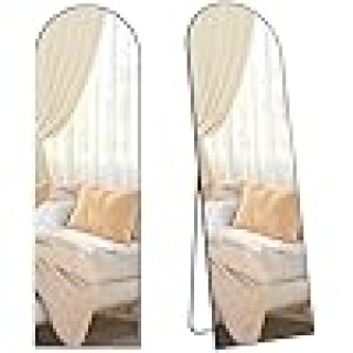 SONGMICS Καθρέφτης Δαπέδου 160x50 cm με Αψιδωτό Μαύρο Αλουμινένιο Π... SONGMICS Καθρέφτης Δαπέδου 160x50 cm με Αψιδωτό Μαύρο Αλουμινένιο Π...