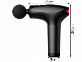 Verk Group Μασάζ Gun για Σώμα και Πόδια με 5 Ανταλλακτικές Κεφαλές ...