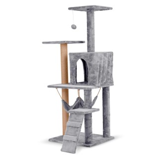 Ονυχοδρόμιο / Δέντρο Γάτας 125cm με 5 Επίπεδα, Σχοινί Sisal & Αιώρα... Ονυχοδρόμιο / Δέντρο Γάτας 125cm με 5 Επίπεδα, Σχοινί Sisal & Αιώρα...