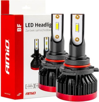 AMiO Λάμπες Αυτοκινήτου 2τμχ  BF Series HB3 LED 6000K Ψυχρό Λευκό 8...