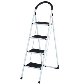 BAKAJI Πτυσσόμενη Σκάλα από Ανοξείδωτο Ατσάλι 4 Σκαλιών 02012757 BAKAJI Πτυσσόμενη Σκάλα από Ανοξείδωτο Ατσάλι 4 Σκαλιών 02012757
