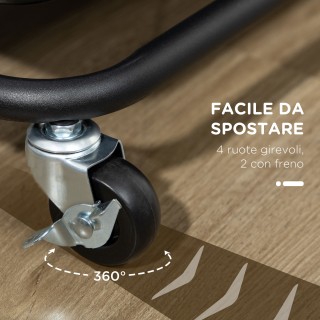 HOMCOM Πολυλειτουργικό Καρότσι Κουζίνας 3 Επιπέδων με Αφαιρούμενα Κ... HOMCOM Πολυλειτουργικό Καρότσι Κουζίνας 3 Επιπέδων με Αφαιρούμενα Κ...