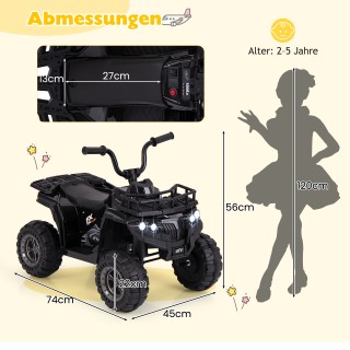 Costway Ηλεκτρικό Παιδικό Quad 6V με Λειτουργίες Εμπρός & Πίσω - Μα... Costway Ηλεκτρικό Παιδικό Quad 6V με Λειτουργίες Εμπρός & Πίσω - Μα...