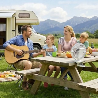 VEVOR Φορητός Επαναφορτιζόμενος Ανεμιστήρας Κλιπ USB με 3 Ταχύτητες...